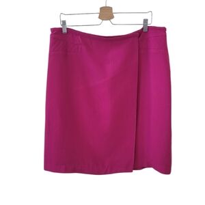 WORTHINGTON Polynesian Rose Wrap Skirt Size 18 Tall